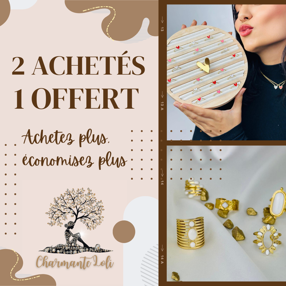 Collier AGATE BLANCHES