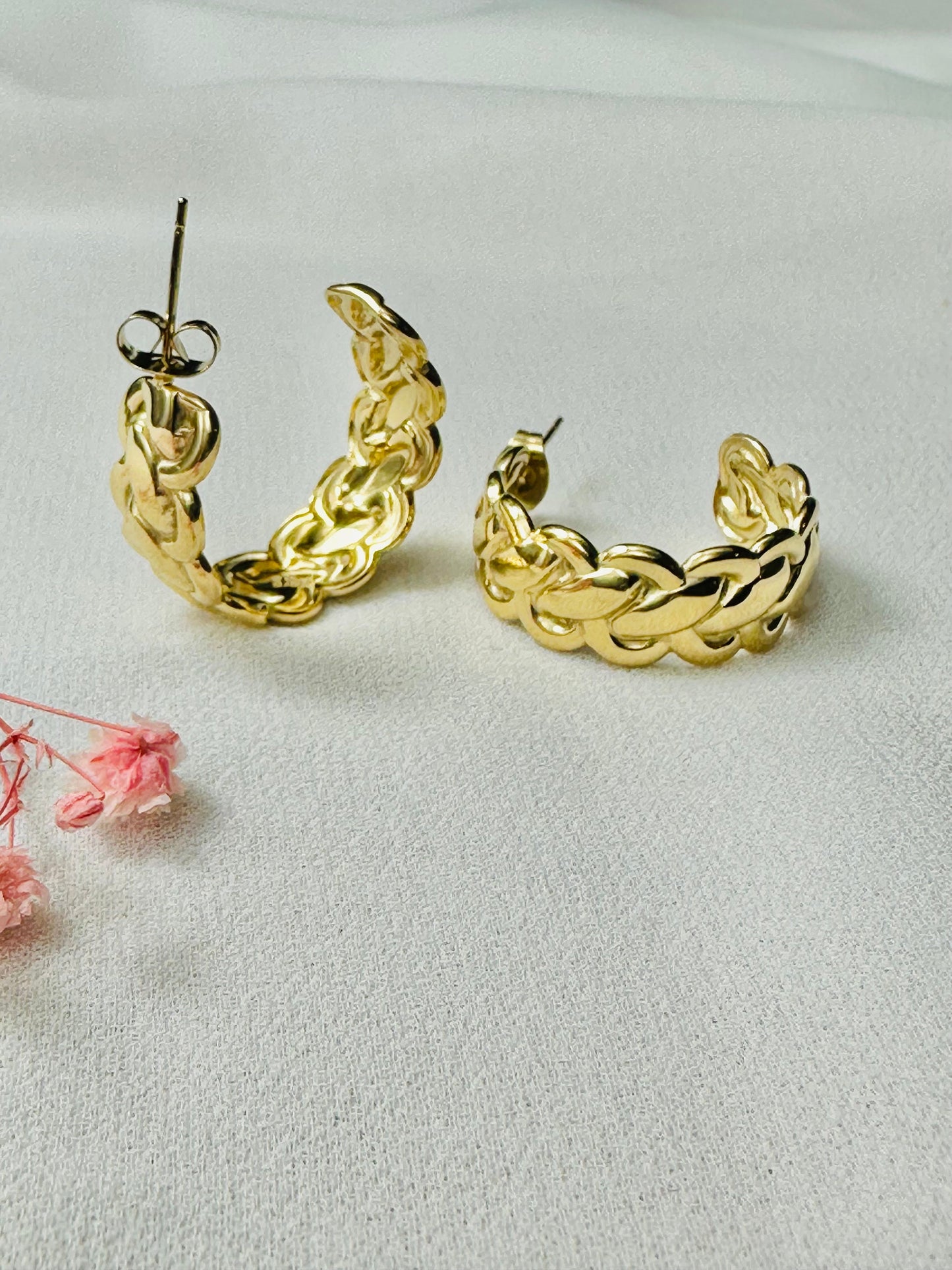 boucles, boucles d oreilles, créoles, boucle d oreille, boucle d oreille femme, boucle d oreille anneau, bijou acier inoxydable, bijoux en acier inoxydable, bijoux inoxydables, bijoux acier inoxydable doré, site de bijoux acier inoxydable