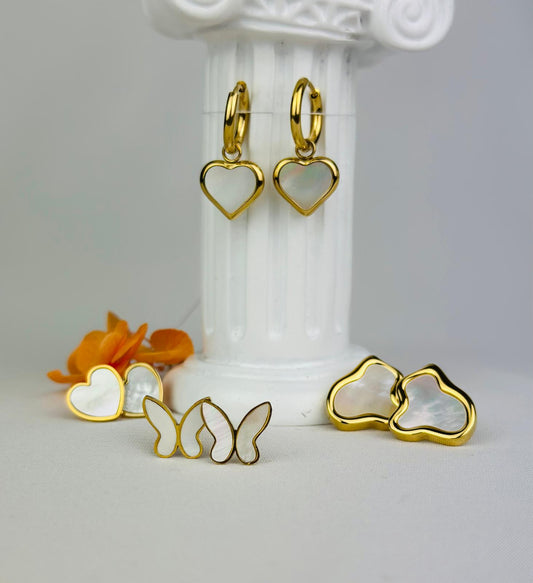 NACELIA Collection - Boucles d’oreilles - Nacre