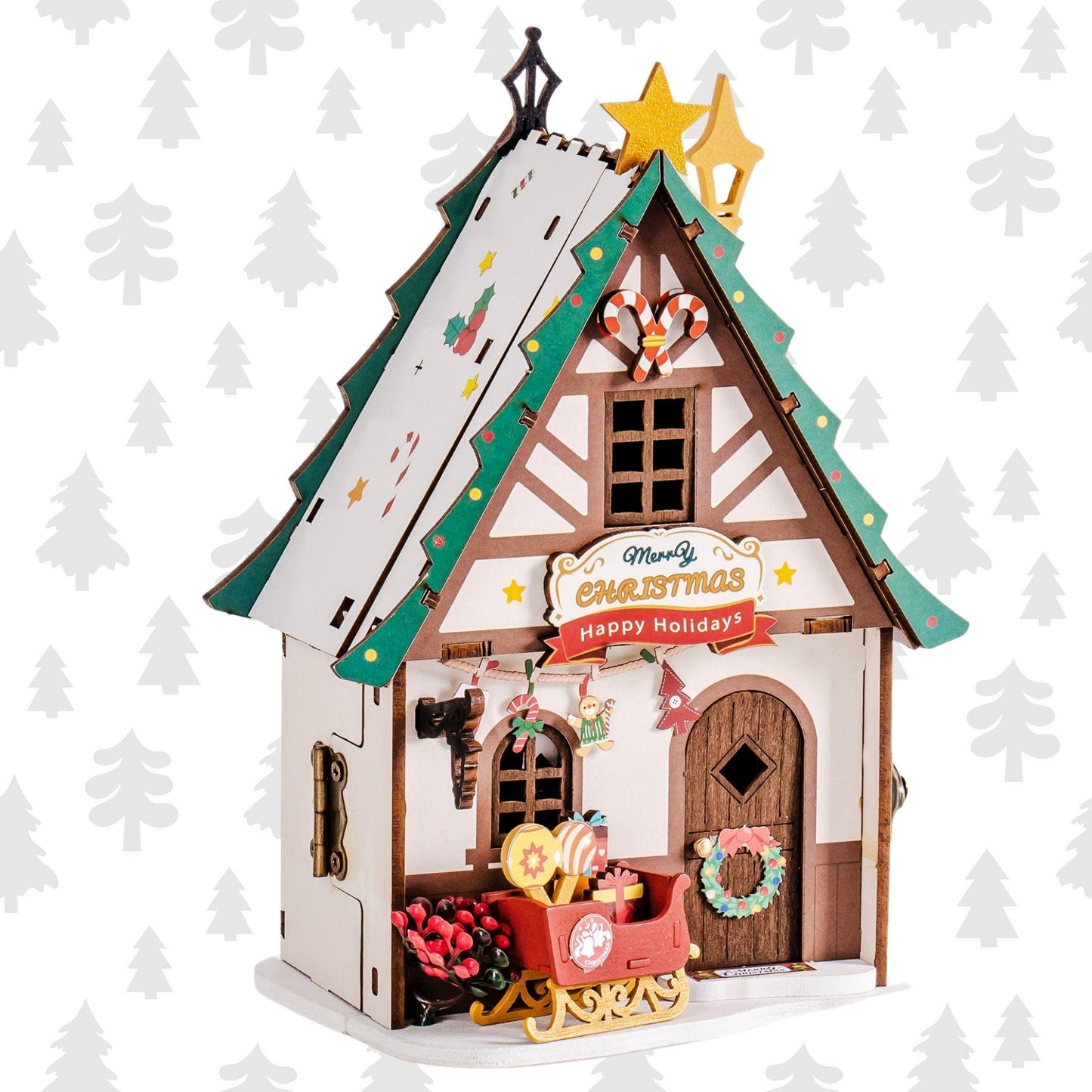 Chrismtas Book nook | Magical christmas | holiday Bookshelf decoration | DIY Wooden Miniature| Perfect gift for christmas.