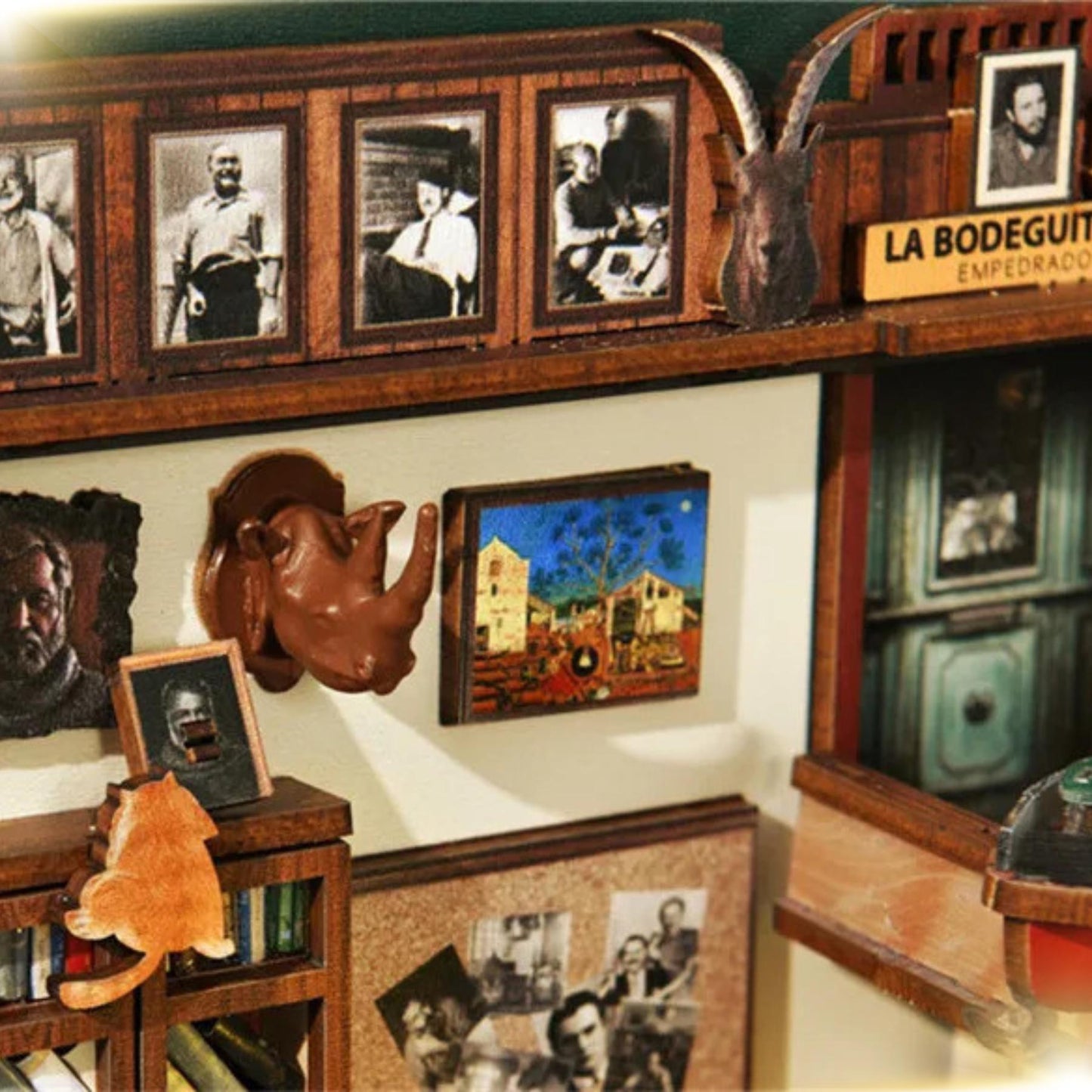 Harbor of Tales Book Nook: 3D Wooden Puzzle DIY Miniature