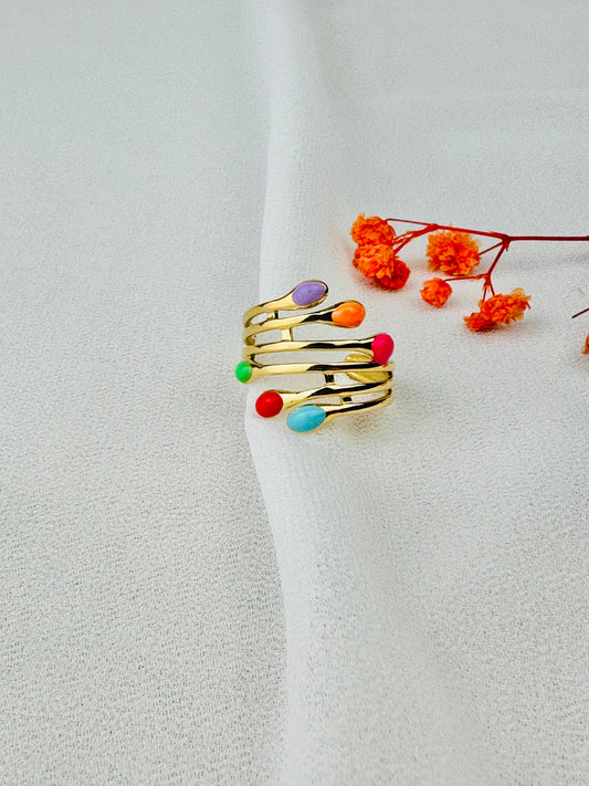 Bague RAMAS COLORIDAS